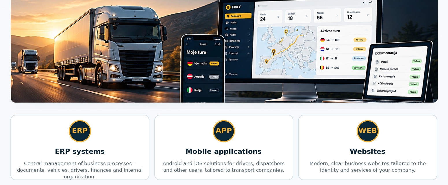 Digital solutions for transport companies
